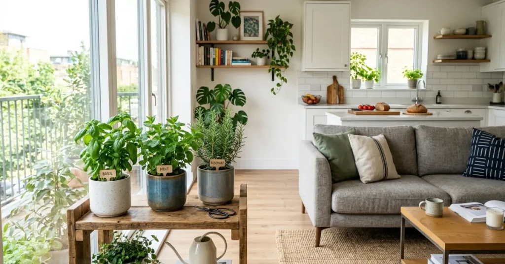 Indoor Herb Garden Setup