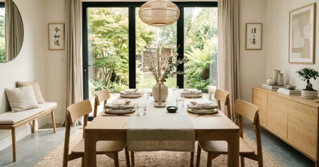 Japandi Style Dining Area