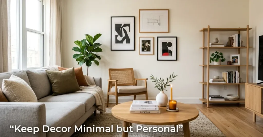 Keep Decor Minimal but Personal