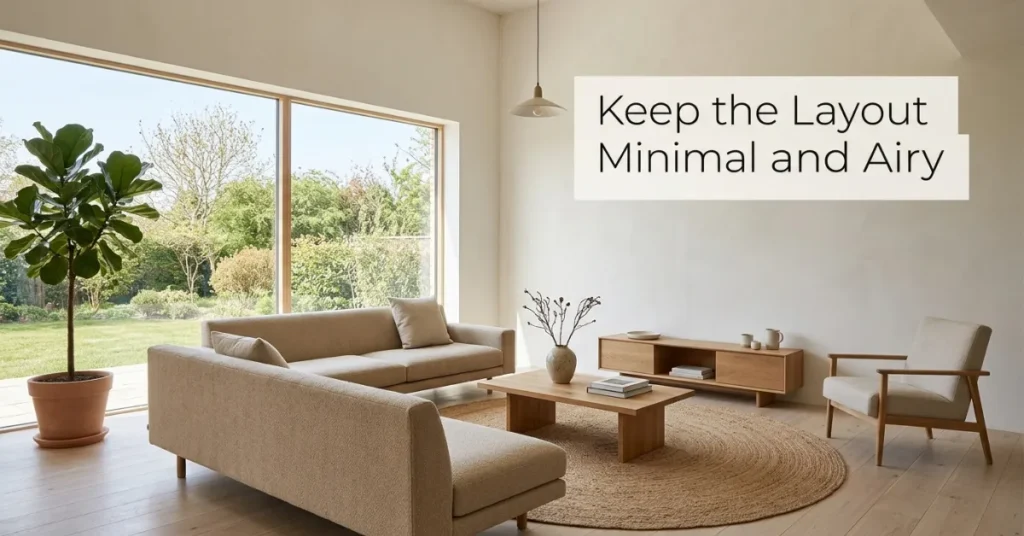Keep the Layout Minimal and Airy