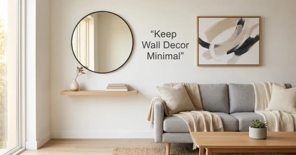  Keep Wall Decor Minimal