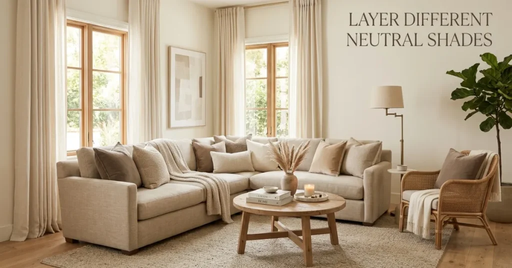  Layer Different Neutral Shades