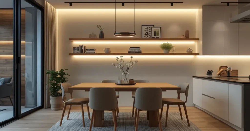 LED Strip Under Shelving
