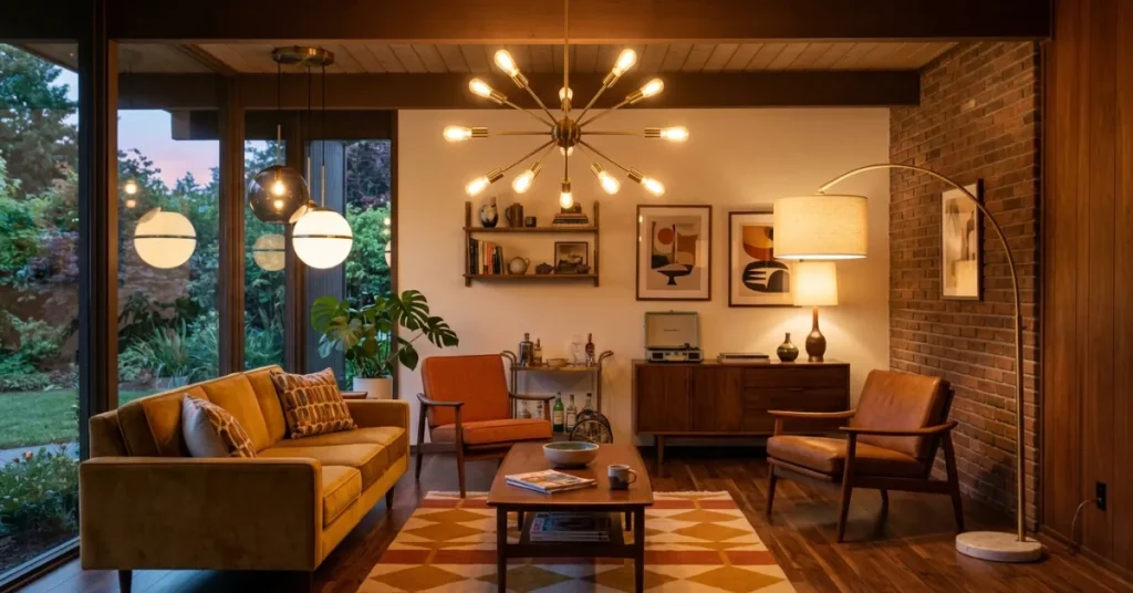 Lighting Ideas That Complete the Retro Look