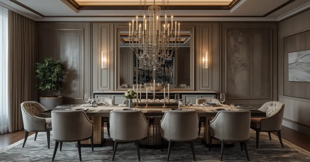 Luxury Hotel-Inspired Dining Room