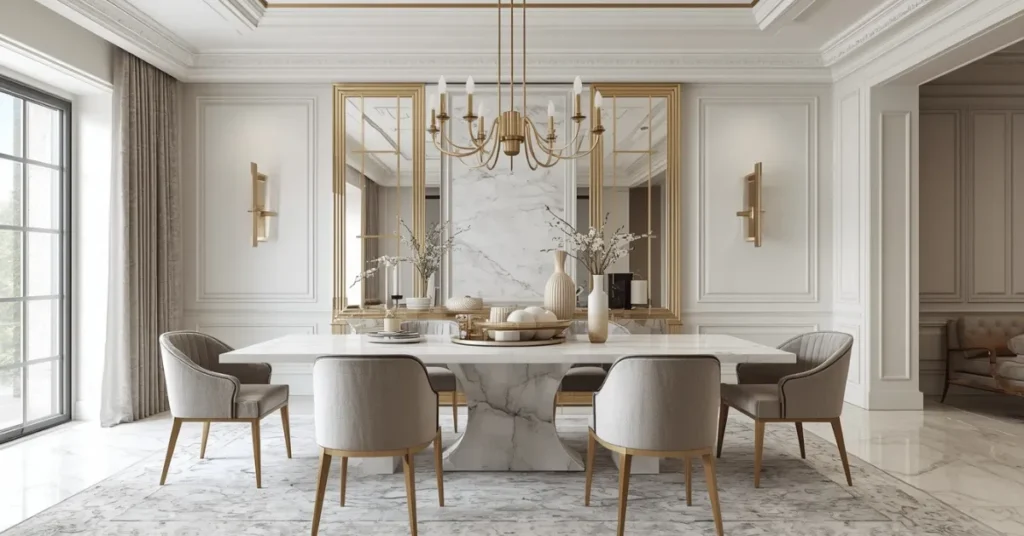 Luxury Marble Dining Room