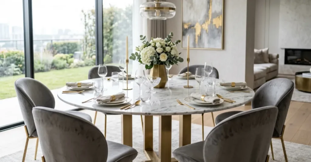  Marble Table Sophistication