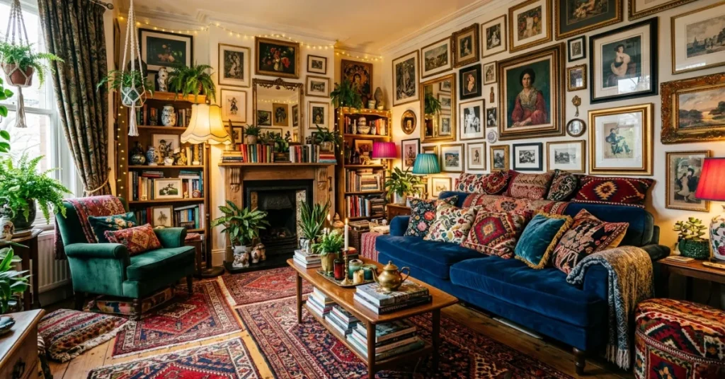Maximalist โMore Is Moreโ Living Rooms