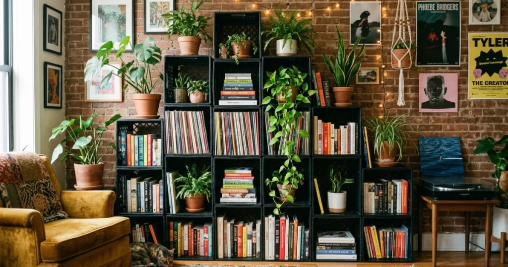 Milk Crate Storage Stacks