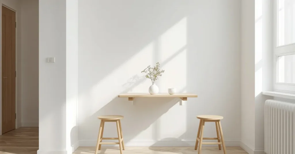 minimal-wall-mounted-dining-table