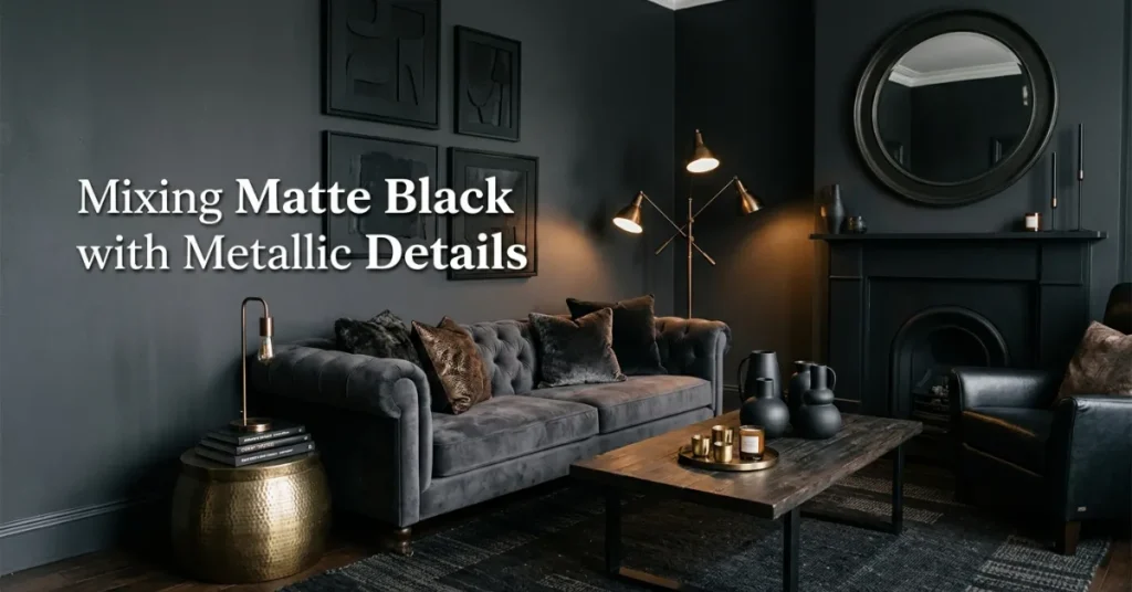  Mixing Matte Black with Metallic Details