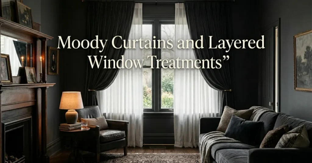  Moody Curtains and Layered Window Treatments