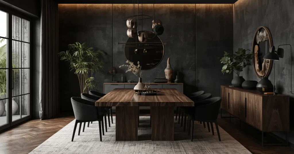 Moody Organic Modern Dining Rooms