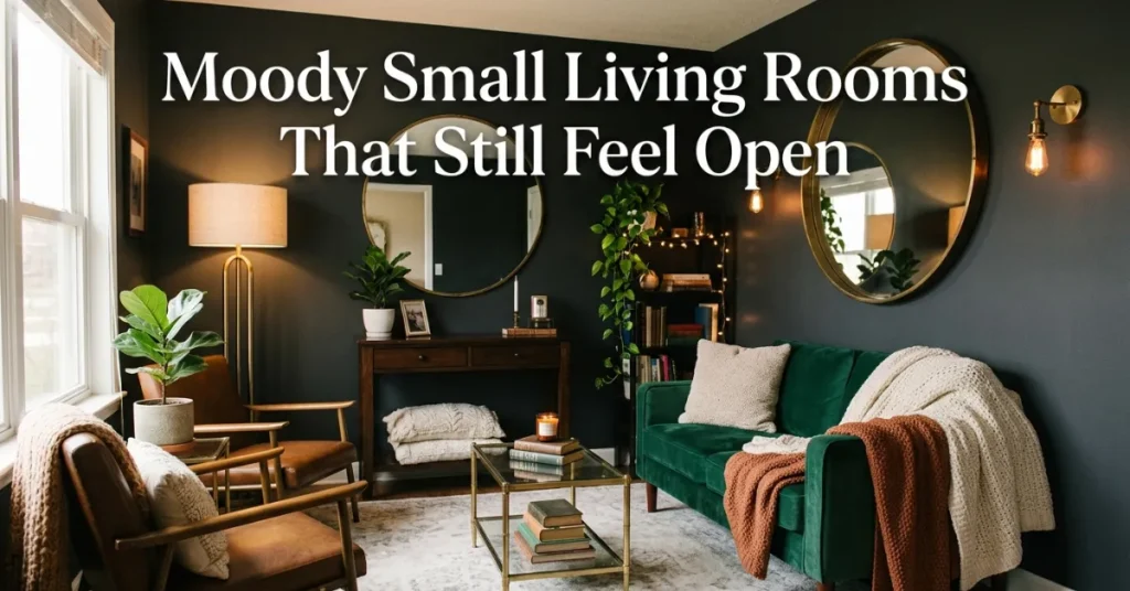  Moody Small Living Rooms That Still Feel Open
