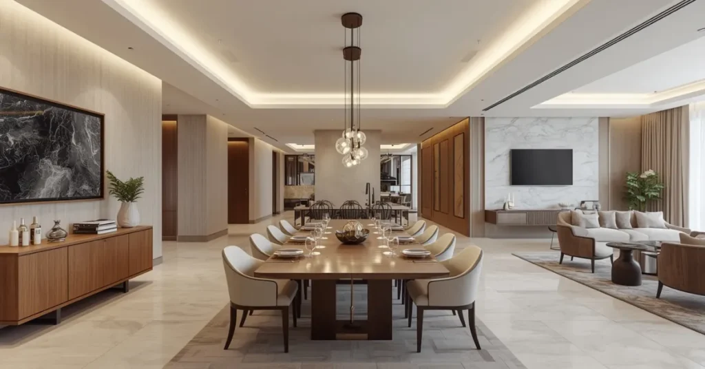 Open Concept Luxury Dining Area