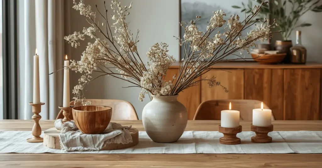 Organic Centerpiece Styling