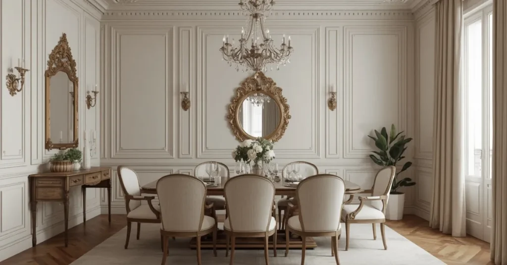 Parisian-Inspired Dining Room