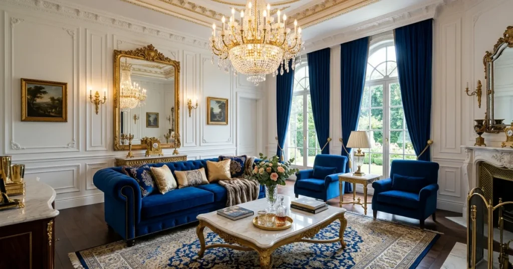 Royal Blue Luxury Interior