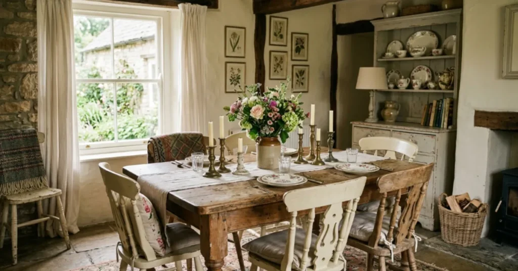 Rustic Cottage Dining Area