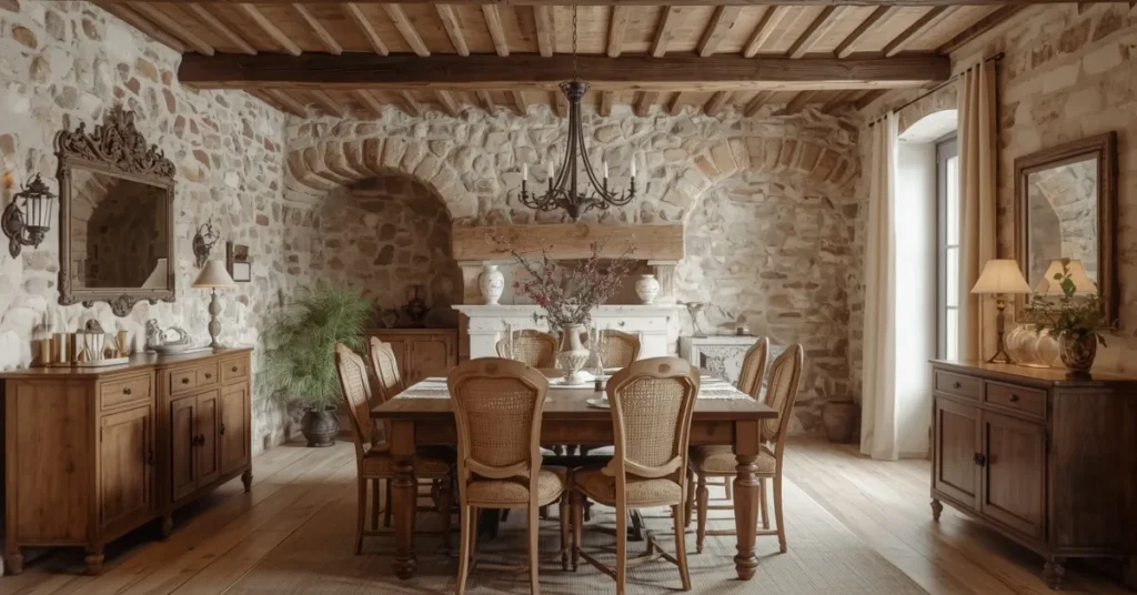 Rustic Stone & Wood Mix