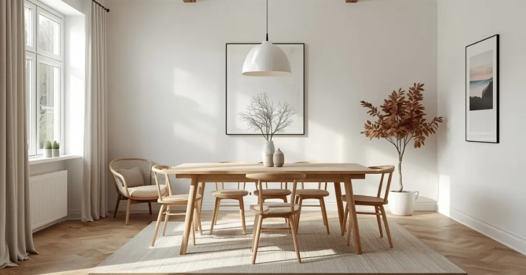 Scandinavian Dining Room Charm