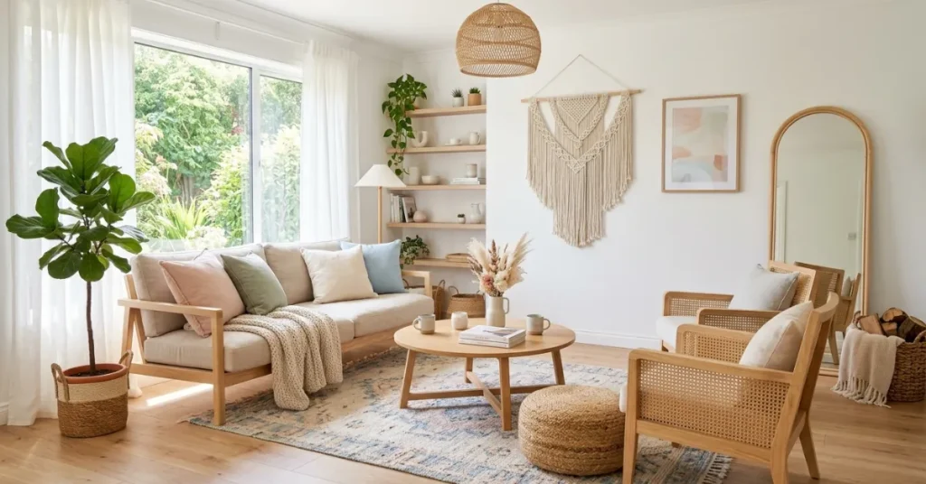 Scandinavian Pastel Boho Fusion