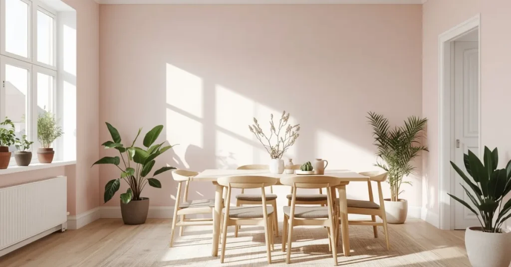  Scandinavian Pink Dining Aesthetic