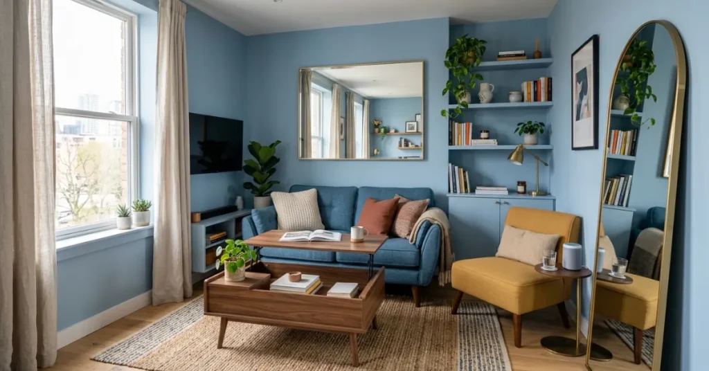 Small Blue Living Room Ideas