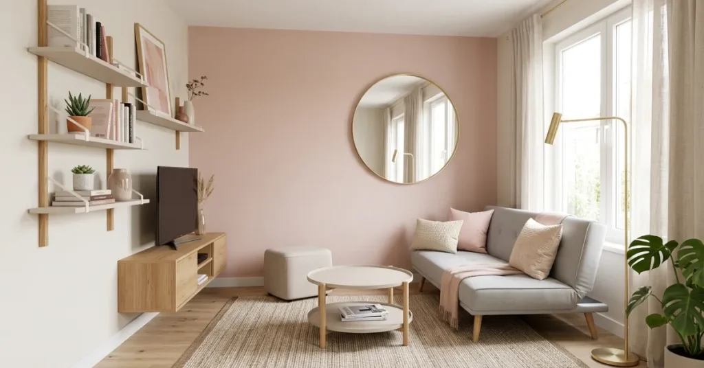 Small Pink Living Room Ideas