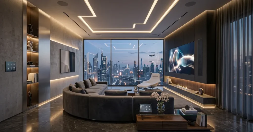 Smart Luxury Living Room Design