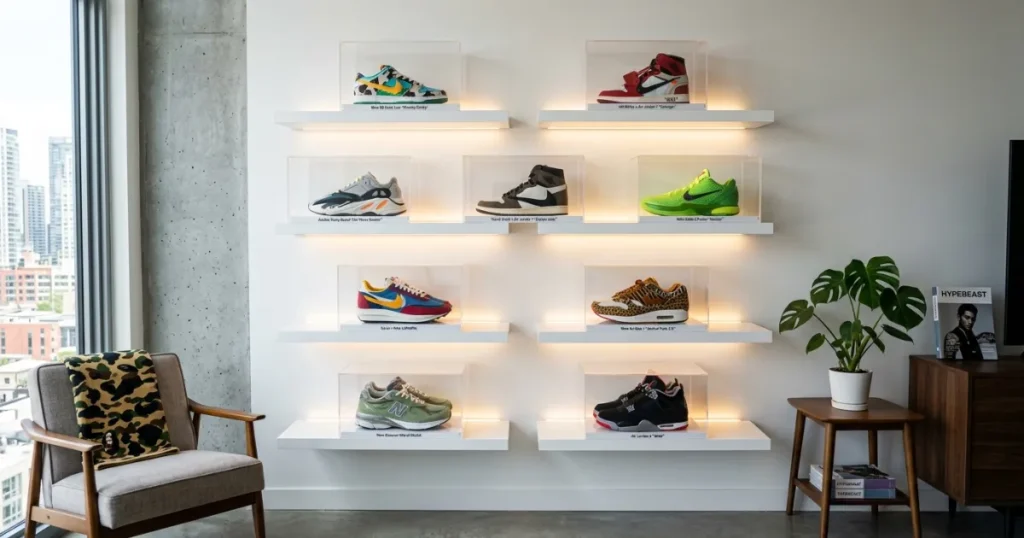 Sneaker Display Shelves