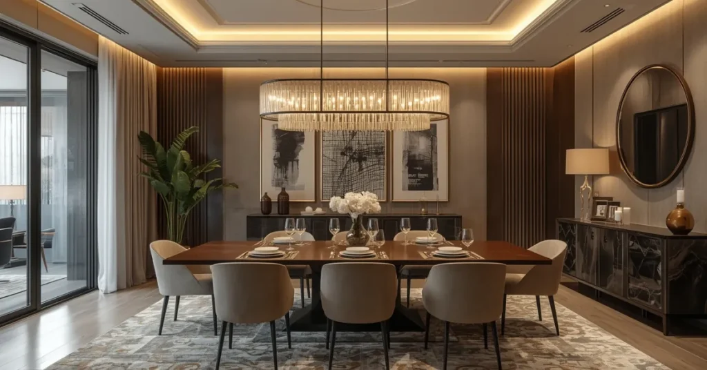 Statement Lighting Dining Room