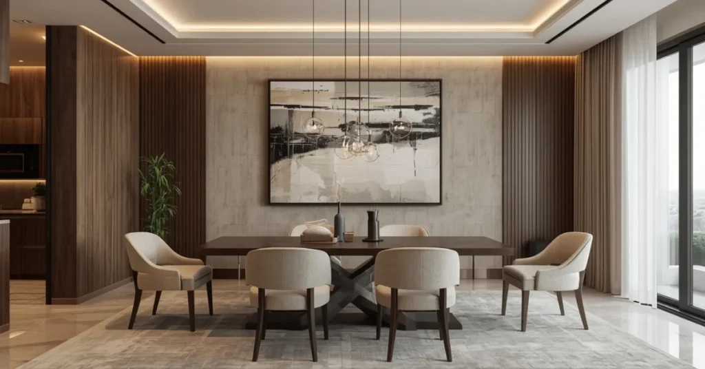 Statement Wall Art Dining Room