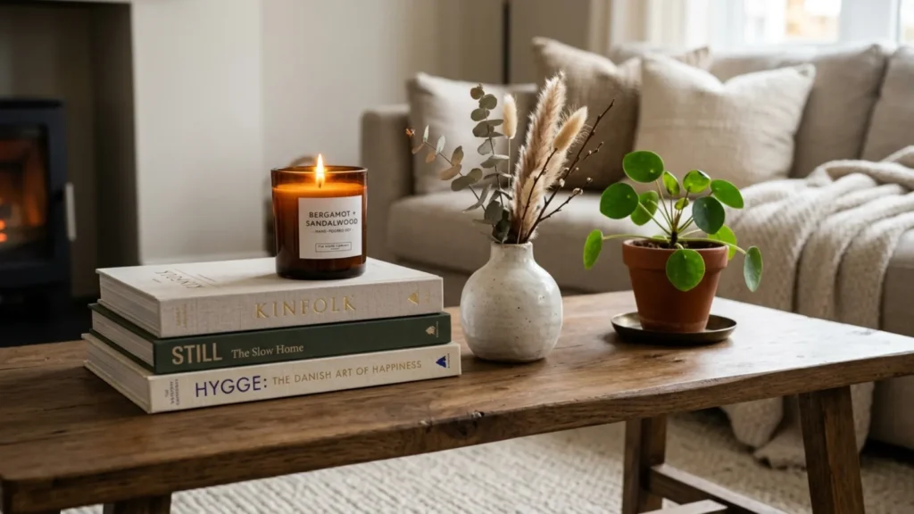Style a Cozy Coffee Table