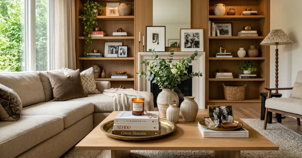 Style Shelves and Coffee Tables Beautifully
