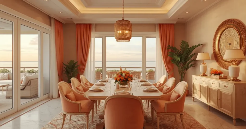 Sunset Inspired Coastal Decor