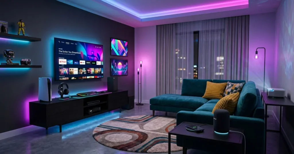 Tech-Infused Smart Funky Spaces