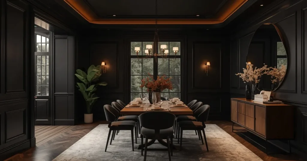 Use a Dark Ceiling for Extra Drama