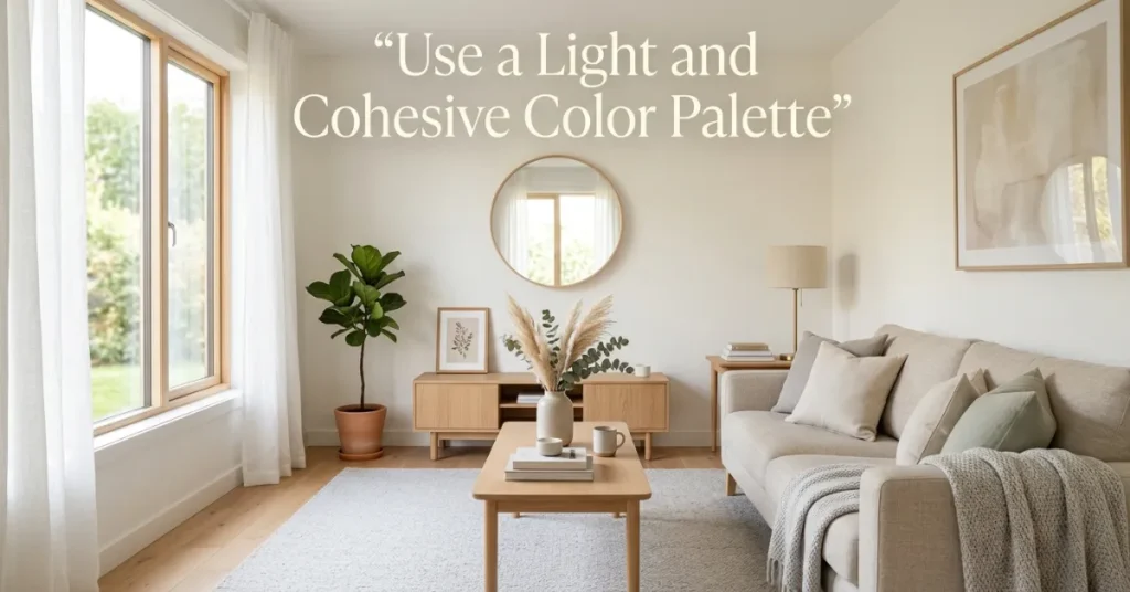 Use a Light and Cohesive Color Palette