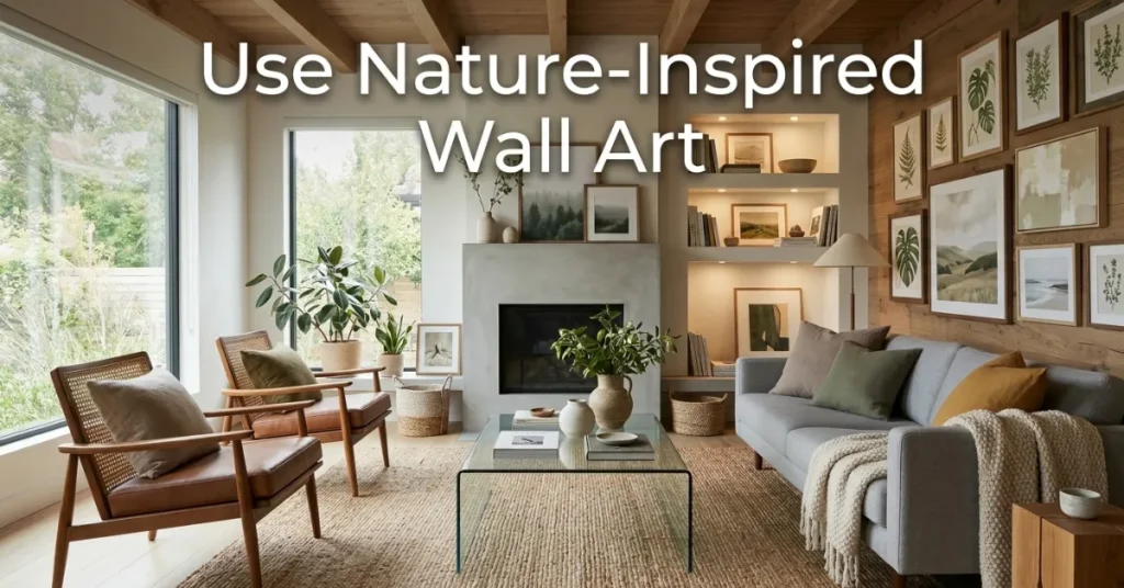 Use Nature-Inspired Wall Art