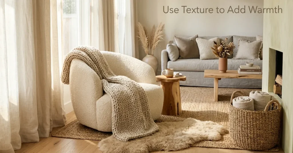  Use Texture to Add Warmth