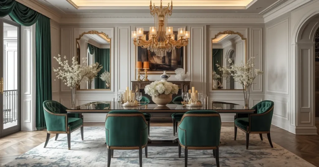 Velvet Dining Chair Glam
