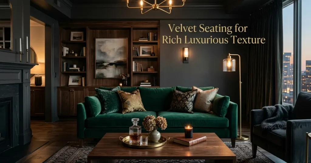  Velvet Seating for Rich Luxurious Texture