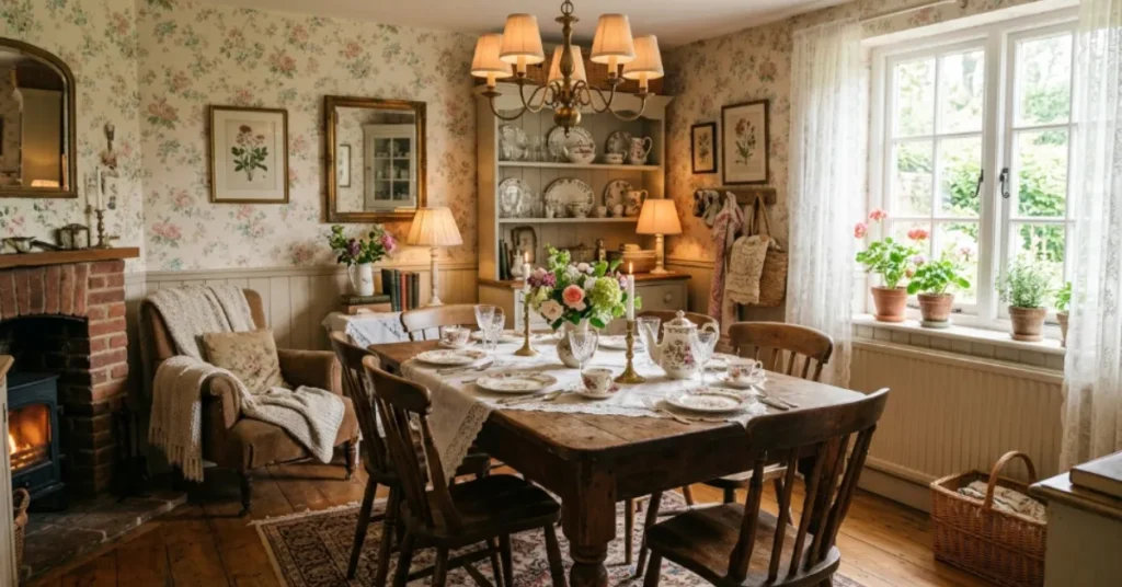 Vintage Floral Wallpaper