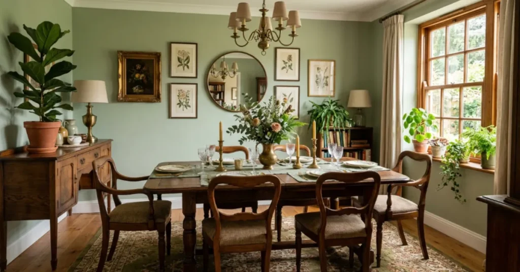 Vintage Green Dining Room Ideas