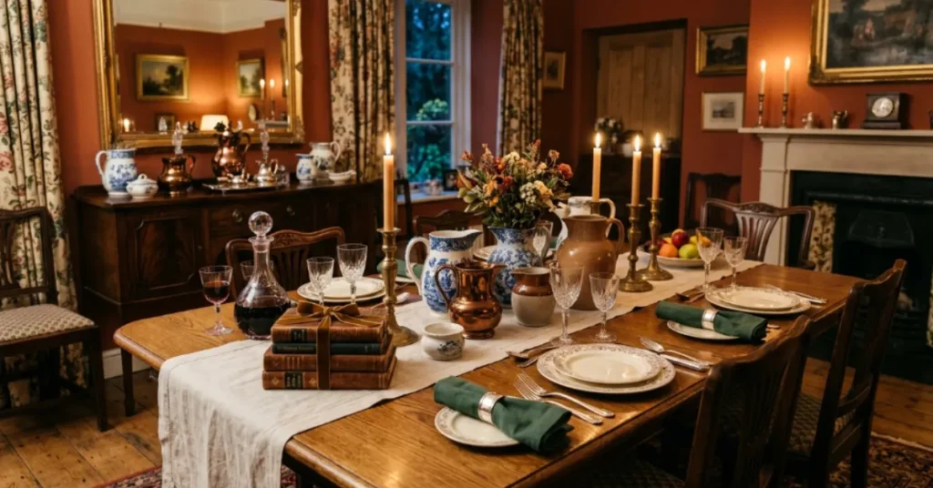 Vintage-Inspired Centerpiece