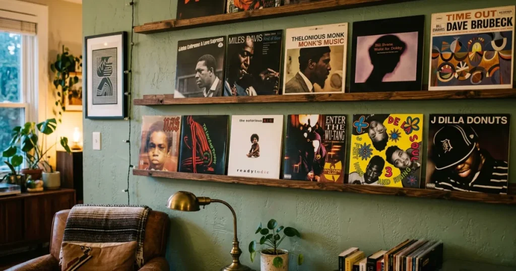 Vinyl Record Wall Display