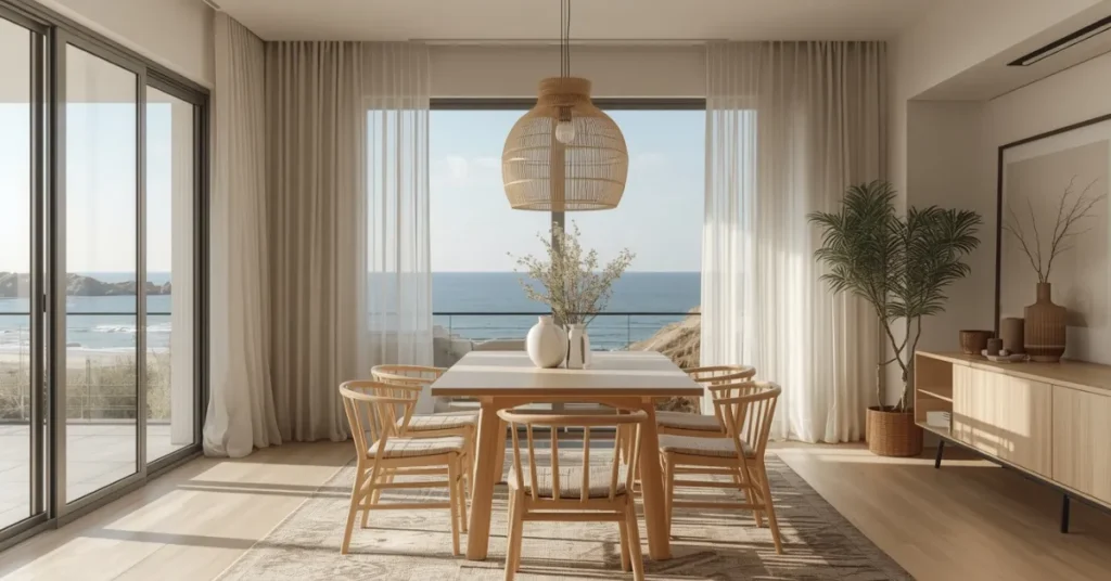 Whitewashed Wood Dining Tables