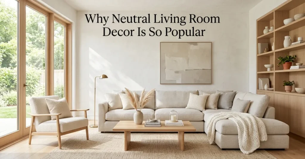 Why Neutral Living Room Decor Is So Popular?