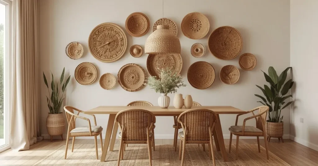 Woven Basket Wall Decor